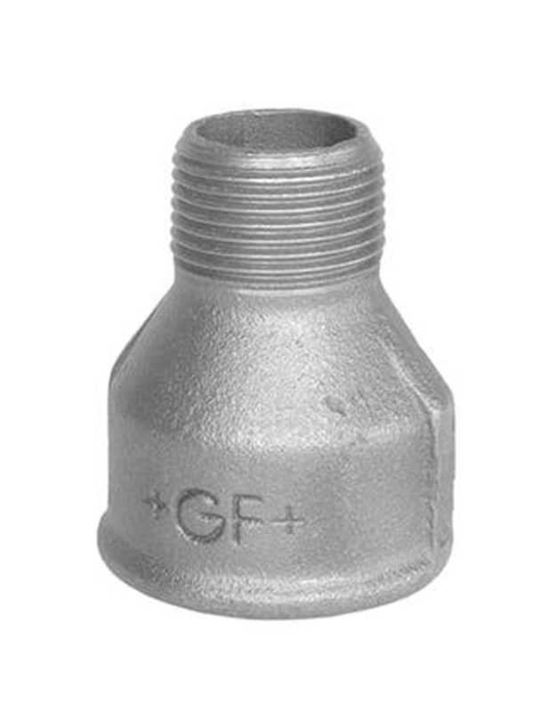 Sort spidsmuffe 1 1/4" x 1/2"
