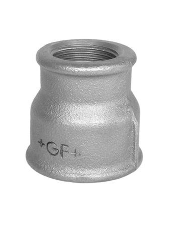 Sort formmuffe 1 1/4" x 3/4"