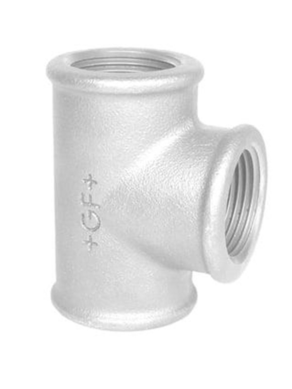 Galvaniseret tee 1/2" x 3/4" x 1/2"