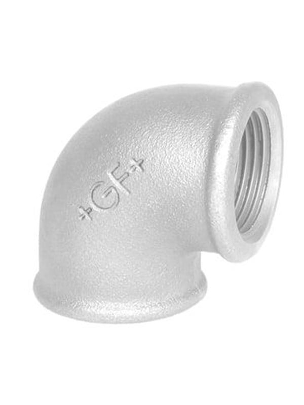 Galvaniseret vinkel, muffe/muffe 3/8" - 90°