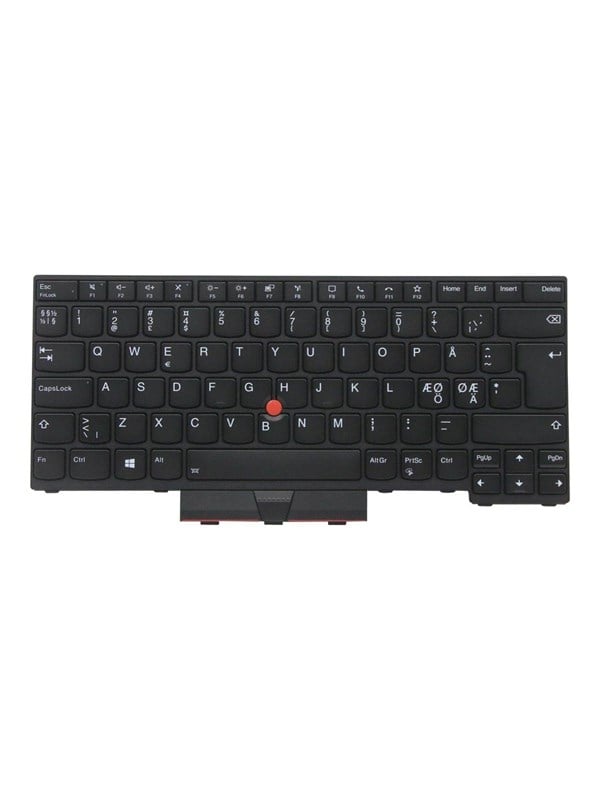 Lenovo Sunrex - Bærbar tastatur - til udskiftning - Nordisk - Sort