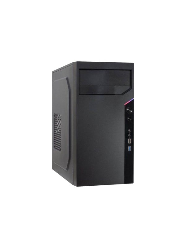 Inter-Tech IT-6505 Reto - Kabinet - Tower - Sort