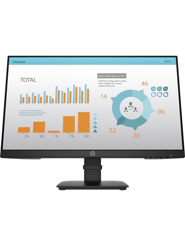 24" HP P24 G4 - 1920x1080 (FHD) - 60Hz - IPS billede