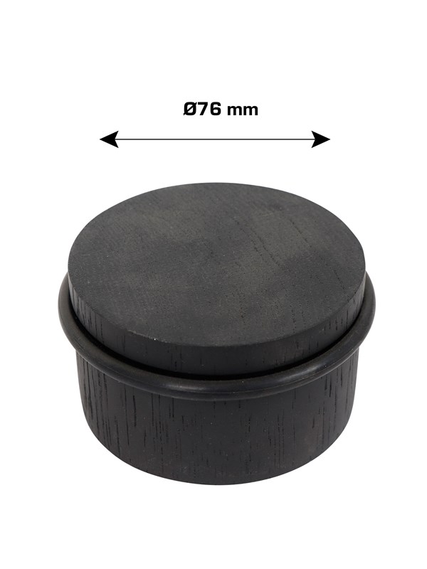 Home>it Dørstopper Ø76 mm - sort egc