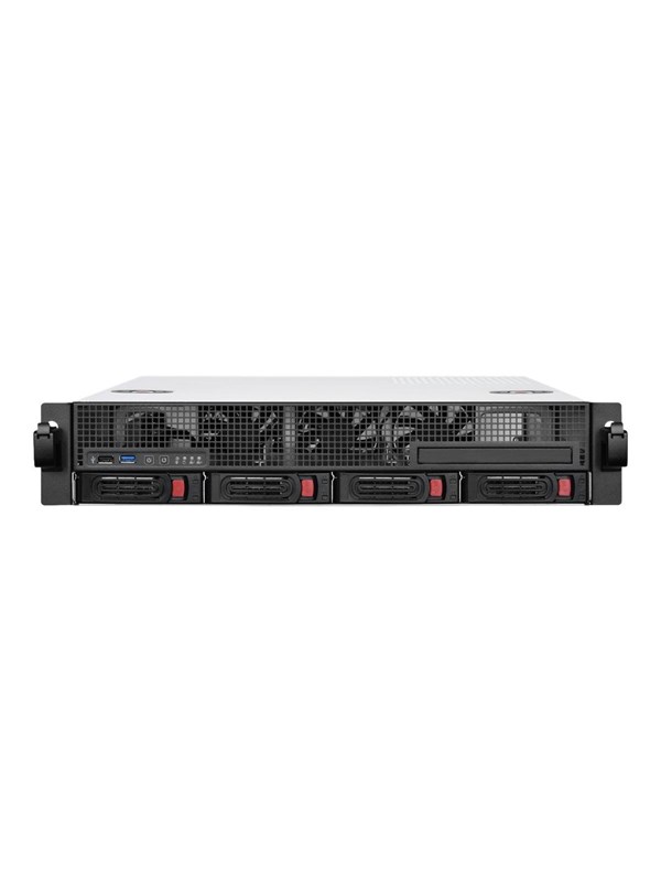 SilverStone RM21-304 - Kabinet - Server (Rack) - Sølv