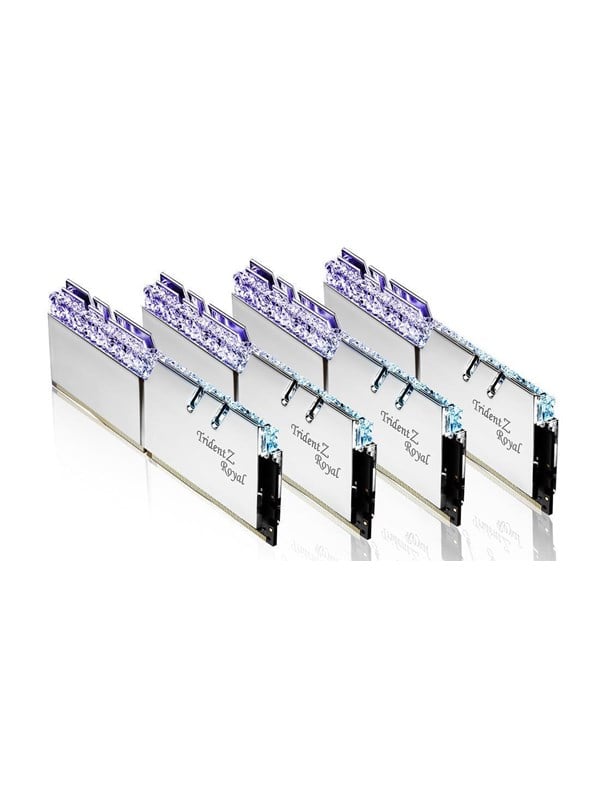 G.Skill Trident Z Royal DDR4-3200 - 256GB - CL16 - Octa Channel (8 pcs) - Intel XMP - Sølv med RGB