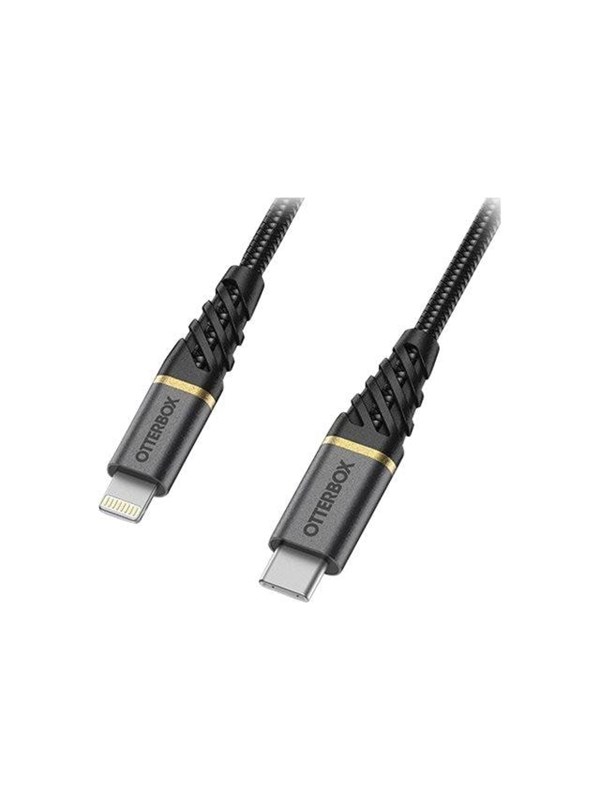 OtterBox Premium Cable USB C-Lightning 1M USB-PD - black