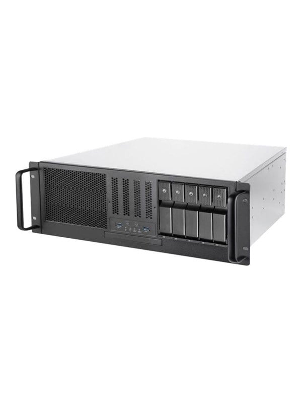 SilverStone RM41-H08 - Kabinet - Server (Rack) - Sort