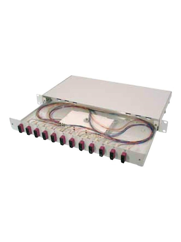 DIGITUS DN-96322-4 - fibre-optic splice box - 1U - 19"