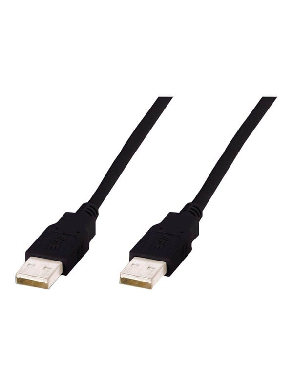 ASSMANN - USB-kabel - USB (han) til USB (han) - 3 m - formet - sort