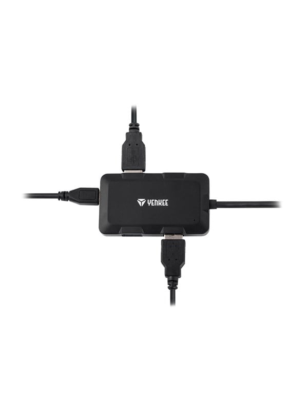 Yenkee YHB 4341BK - hub - 4 ports USB hub - 4 ports - Sort
