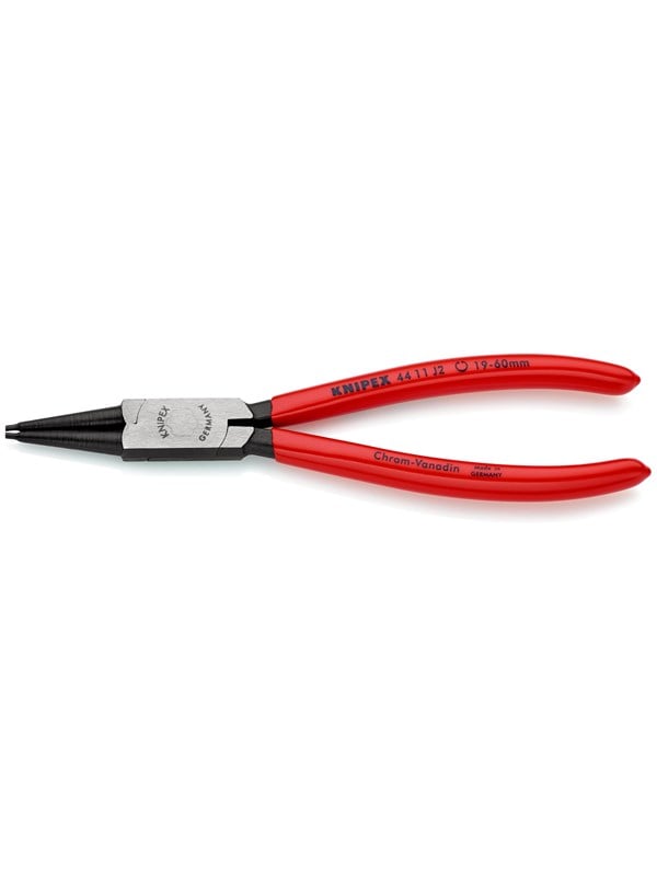 Knipex 44 11 J2, Cirkeltænger, Krom-vanadium-stål, Plast, Rød, 180 mm, 135 g