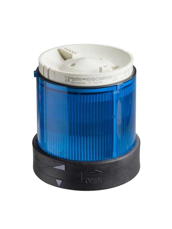 Schneider Electric Lysenhed fast 24vac/dc blå