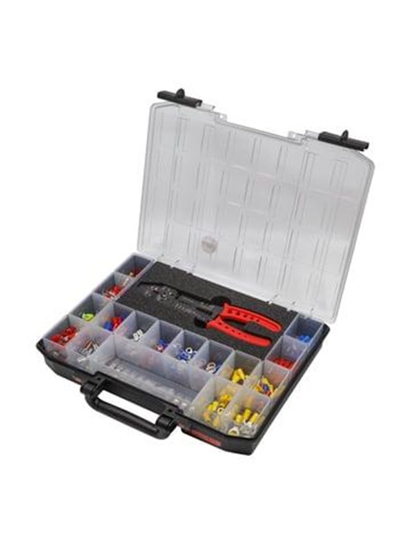Elpress Sortimentkasse pl450 m. isol. forbindelser 0,5-6mm2