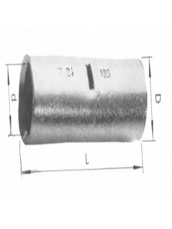 Cu-Pressemuffe Kst 35Mm²