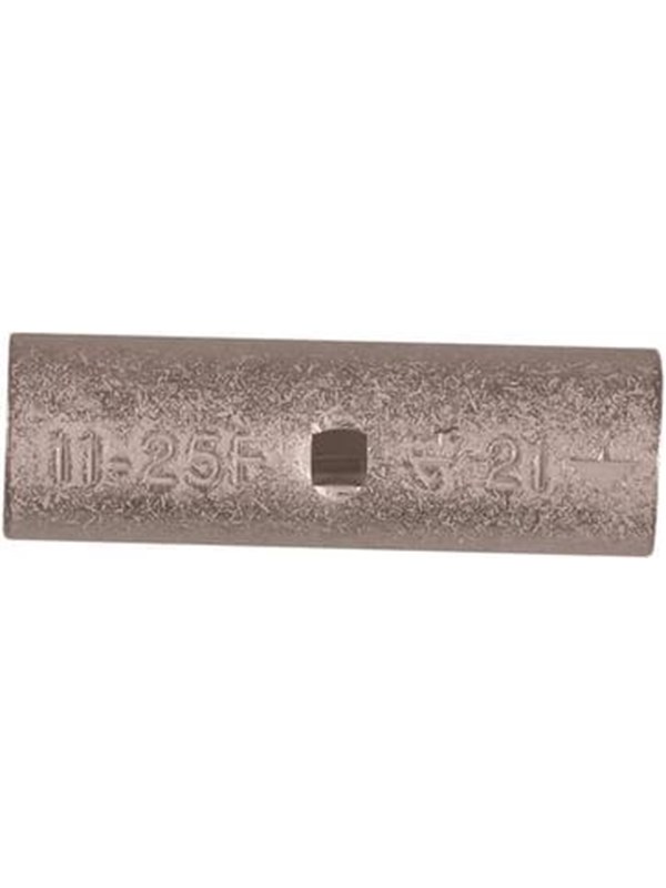 Elpress Pressemuffe KSF til CU 25 mm² (flertrådet & fåtrådet), 35 mm lang