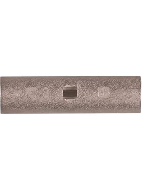 Elpress Pressemuffe KS til CU 10 mm² (flertrådet & massiv), 30 mm lang