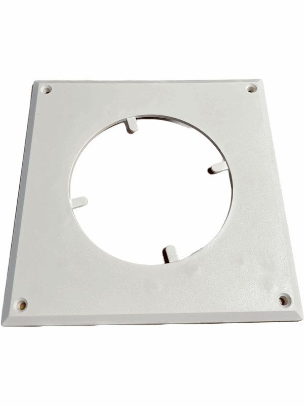 Fremex dækplade 165x165mm ø80/100 hvid