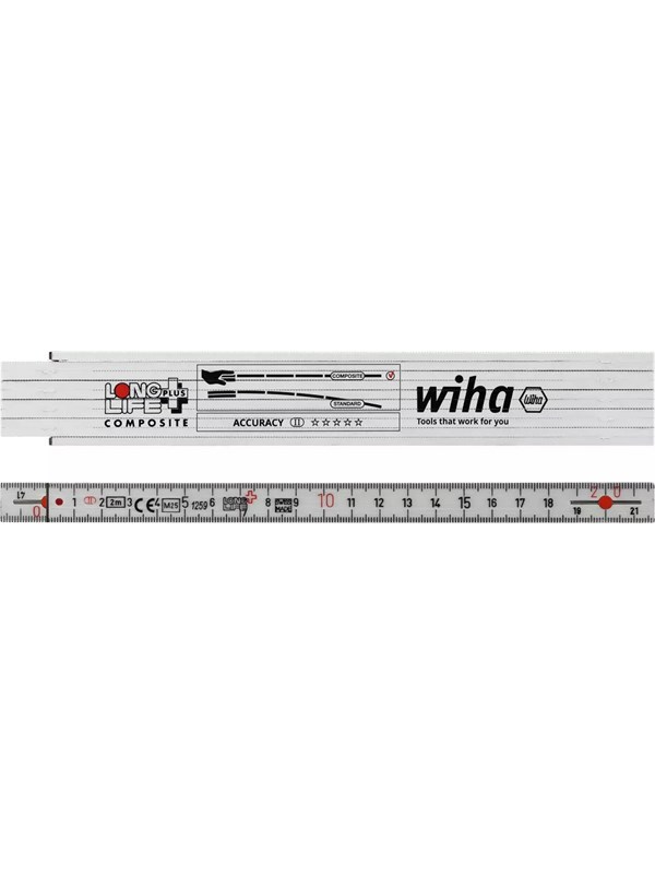 Wiha LonglifePlus Composite tommestok, 10 led, 2 meter