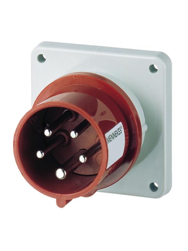 MENNEKES 821, Rød, Hvid, 5P, 400 V, 50-60 Hz, 32 A, 10 stk