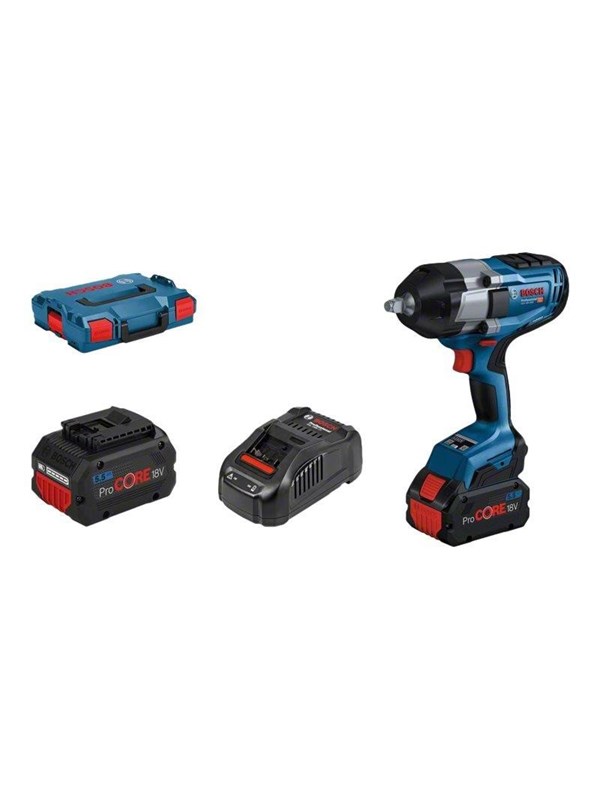 Bosch Professional SLAGNÃ˜GLE GDS 18V-1000 2X5.5 PC L-BOXX