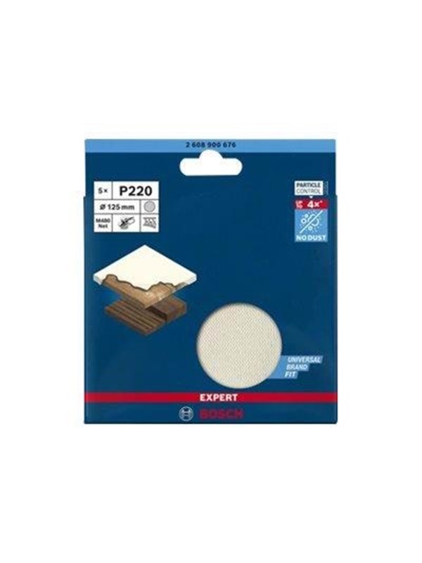 Bosch SLIBEBLAD EXC 125MM NET K220 5 STK