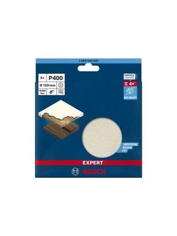 Bosch SLIBEBLAD EXC 150MM NET K400 5 STK