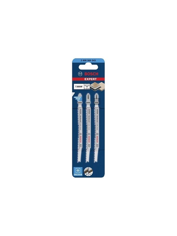 Bosch Jig Saw Blades T308BF HARDWOOD 3 pcs