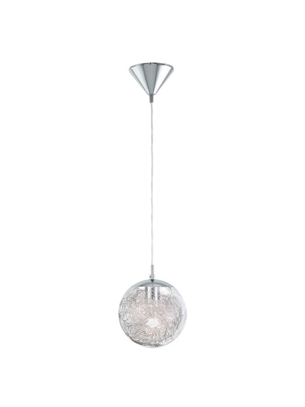 LUBERIO PENDEL Ø 250 MM KROM/KLAR