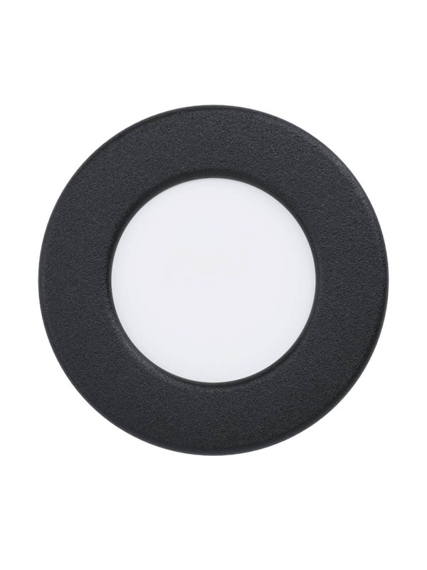 EGLO FUEVA 5 INDBYG. 2,7W IP44 360LM 4000K Ø86 SORT
