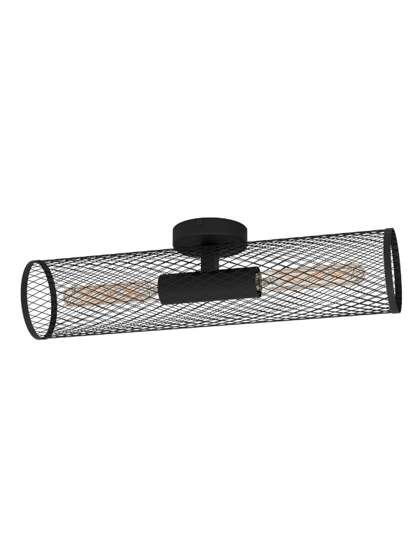 EGLO REDCLIFFE væg/loftlampe, sort