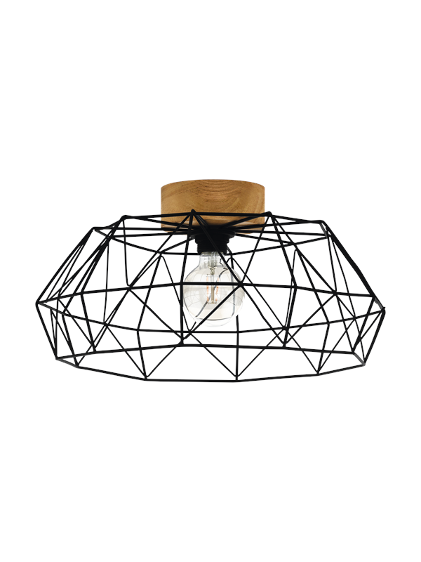 EGLO PADSTOW loftlampe, sort