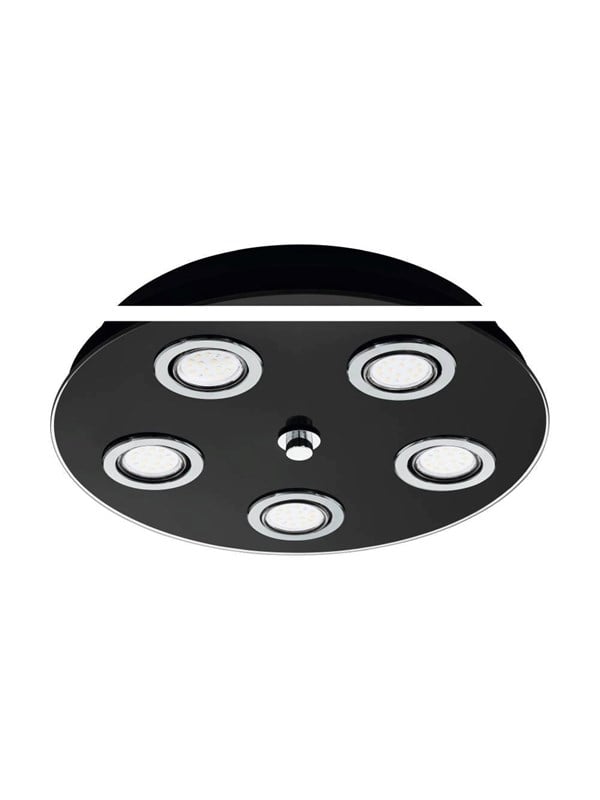 EGLO GRATTINO ceiling light black clear