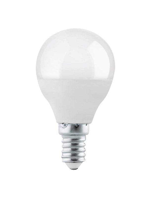 EGLO E14 LED P45 opal kronepære med neutral hvidt lys