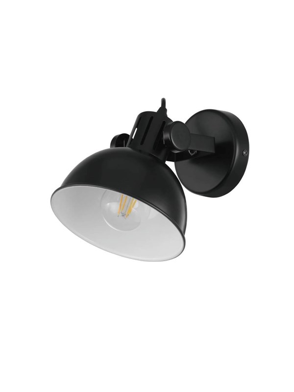 EGLO Truro Væg E27 Sort - Væglampe - 43373