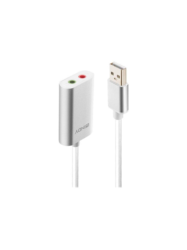 Lindy USB Type A to Audio Converter - Lydkort - stereo - USB