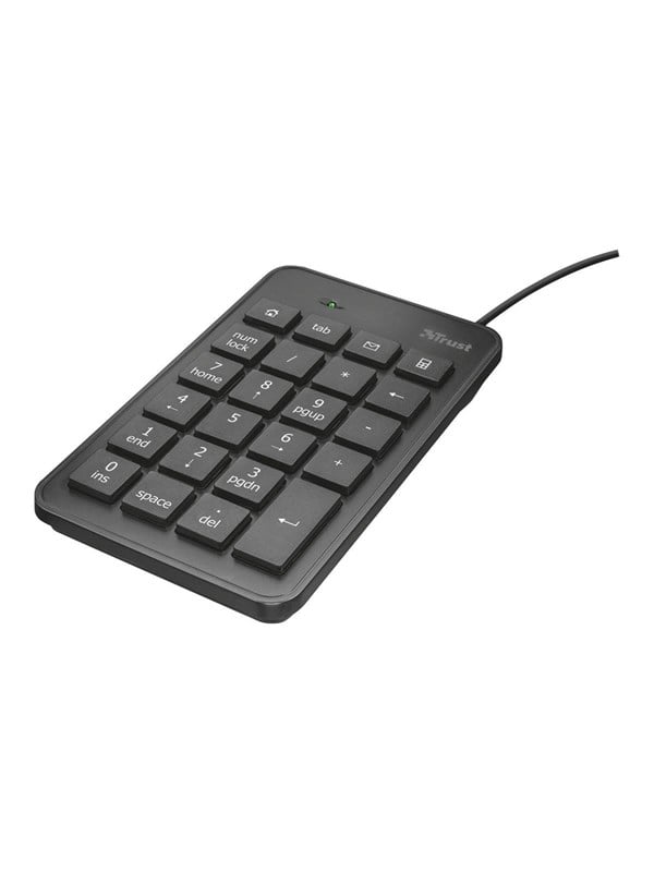 Numerisk tastatur USB - Trust 22221, sort (23 taster)