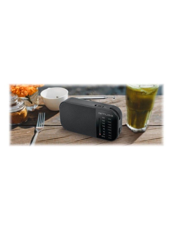 MUSE M-025 R Privat radio Sort