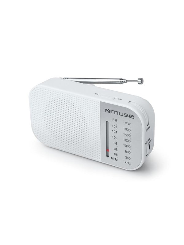 Muse M-025 RW - FM/MW - Hvid