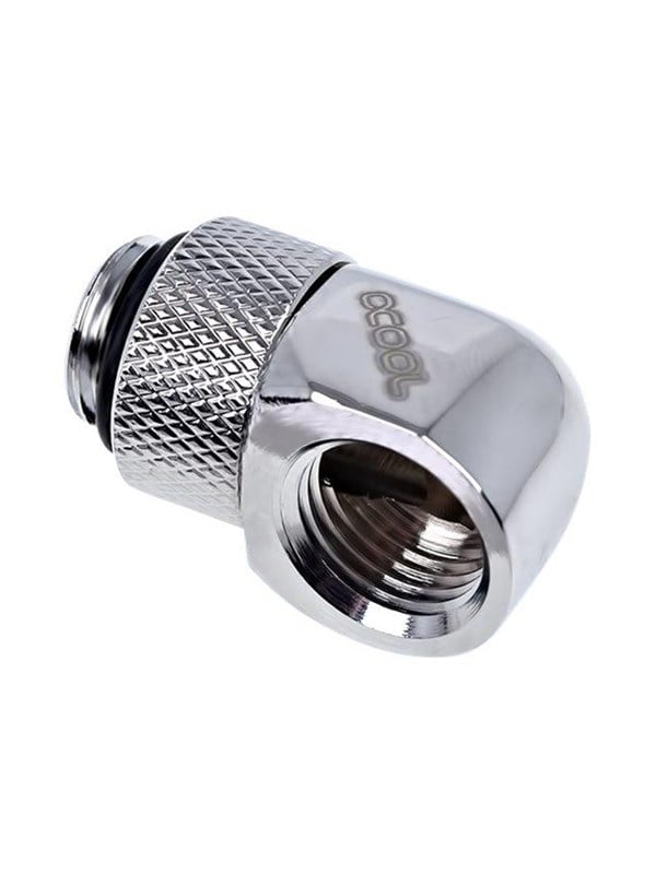 Alphacool Eiszapfen Connector Series L-connector - Kølevæske system tilpasning - krom
