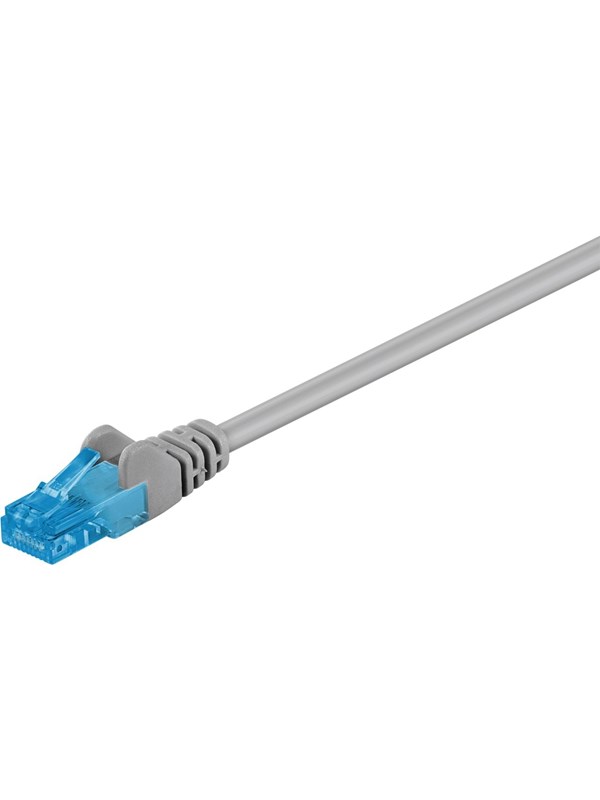 Pro CAT 6A patch cable U/UTP grey 50 m - LSZH haloge - Grå - 50m