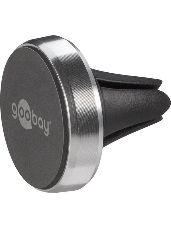 Goobay Universell magnethållare i smal design För enkel och säker fastsättning av små mobila enheter i fordonet