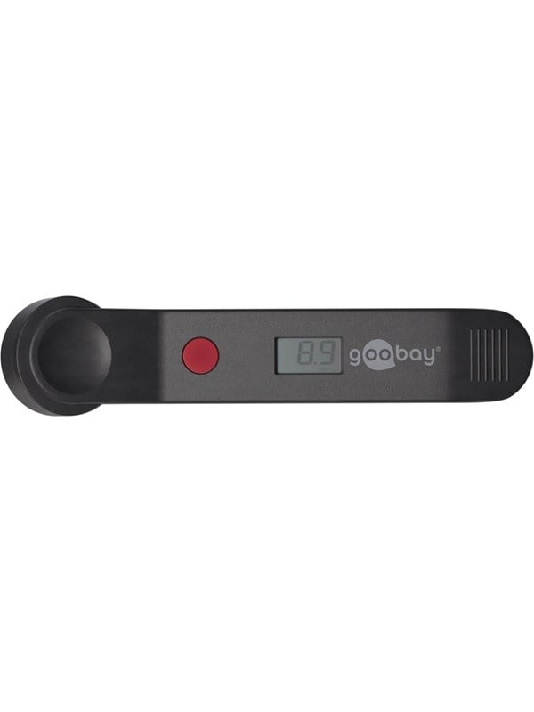 Goobay 59799, Digital trykmåler, Menu, kPa, psi, Sort, Tryk, 1 stk, 30 sek./side