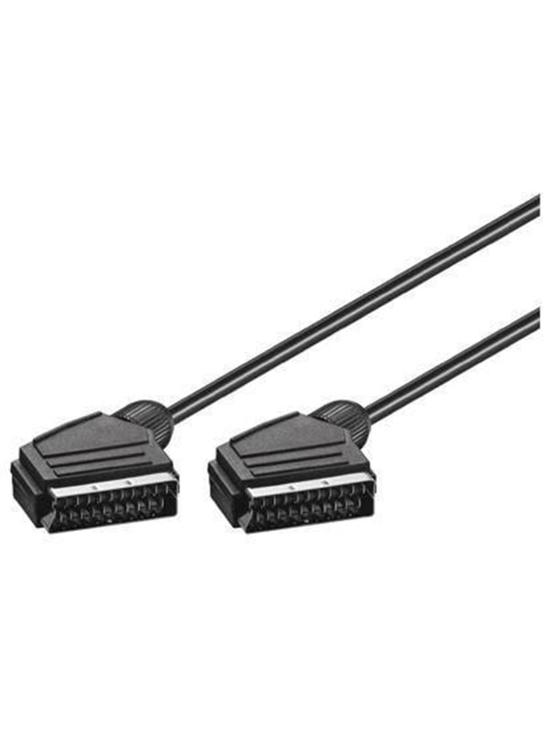 Pro Scart connection cable nickel plated ø 7 mm
