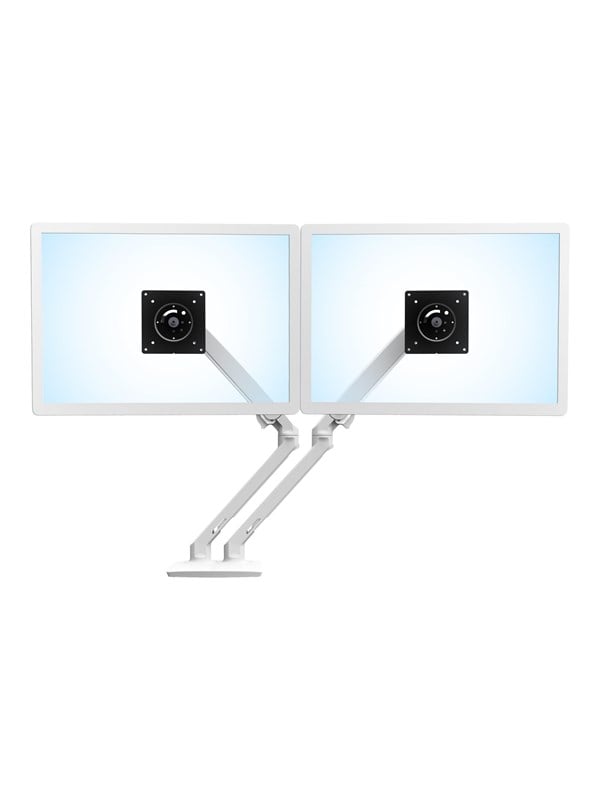 Ergotron MXV Desk Dual Monitor Arm - mounting kit - for 2 monitors (adjustable arm)