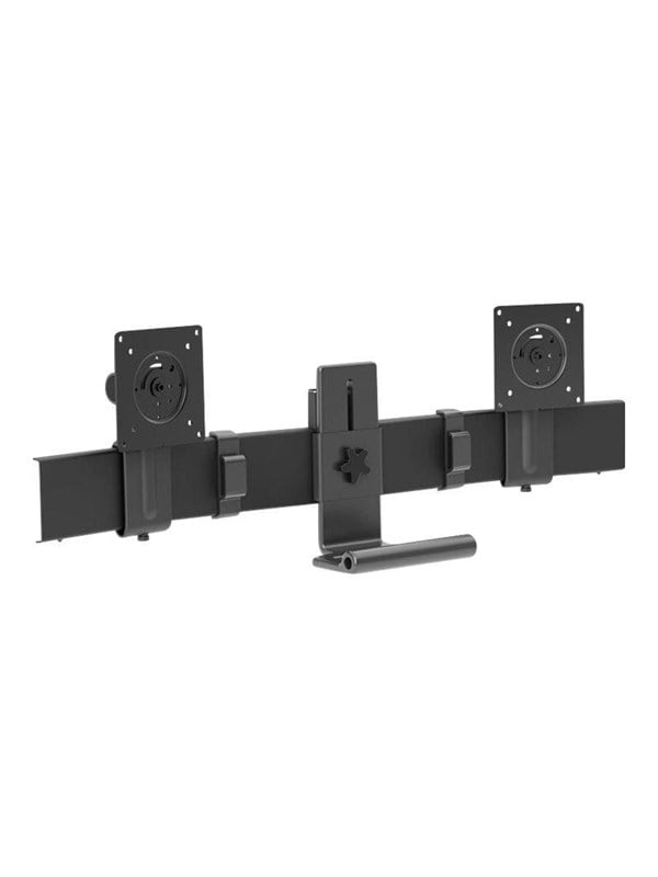 Ergotron TRACE Dual Conversion Kit - Komponenter til montering (bue, håndtag, 2 skydedrejetapper) - for 2 LCD displays - mat sort - skærmstørrelse: op til 27 - skrivebordsmonterbar - for P/N: 45-630-224, 45-631-216, 45-631-224