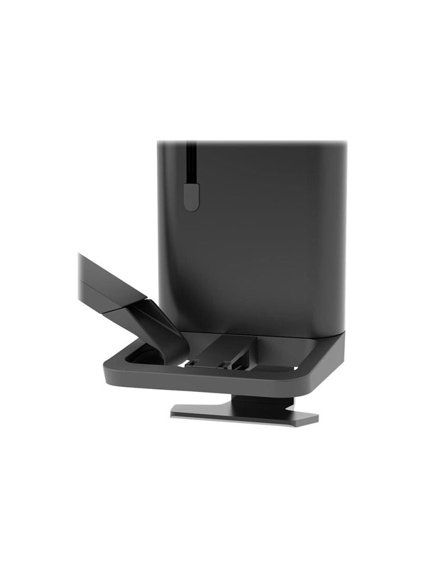 Ergotron TRACE - Komponenter til montering (klemme plade, justeringsbolt) - tynd profil - for Monitor - mat sort - skrivebordsmonterbar - for P/N: 45-630-224, 45-631-224