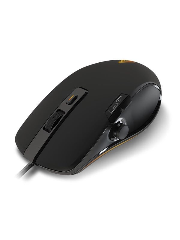 Lexip NP93 - mouse - USB - neptunium alpha - Mus - Optisk - Sort