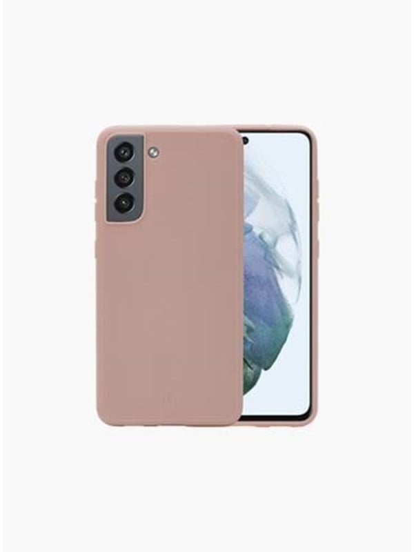 dbramante1928 Greenland - Bagsidecover til mobiltelefon - 100 % genbrugt plastik - pink sand - for Samsung Galaxy S21 FE 5G