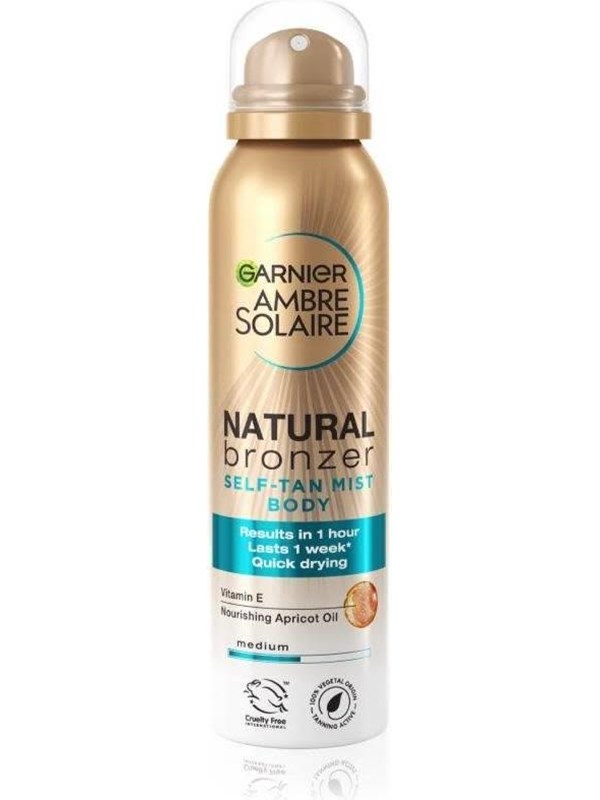 Garnier Natural Bronzer Self Tan Mist Body 150 ml